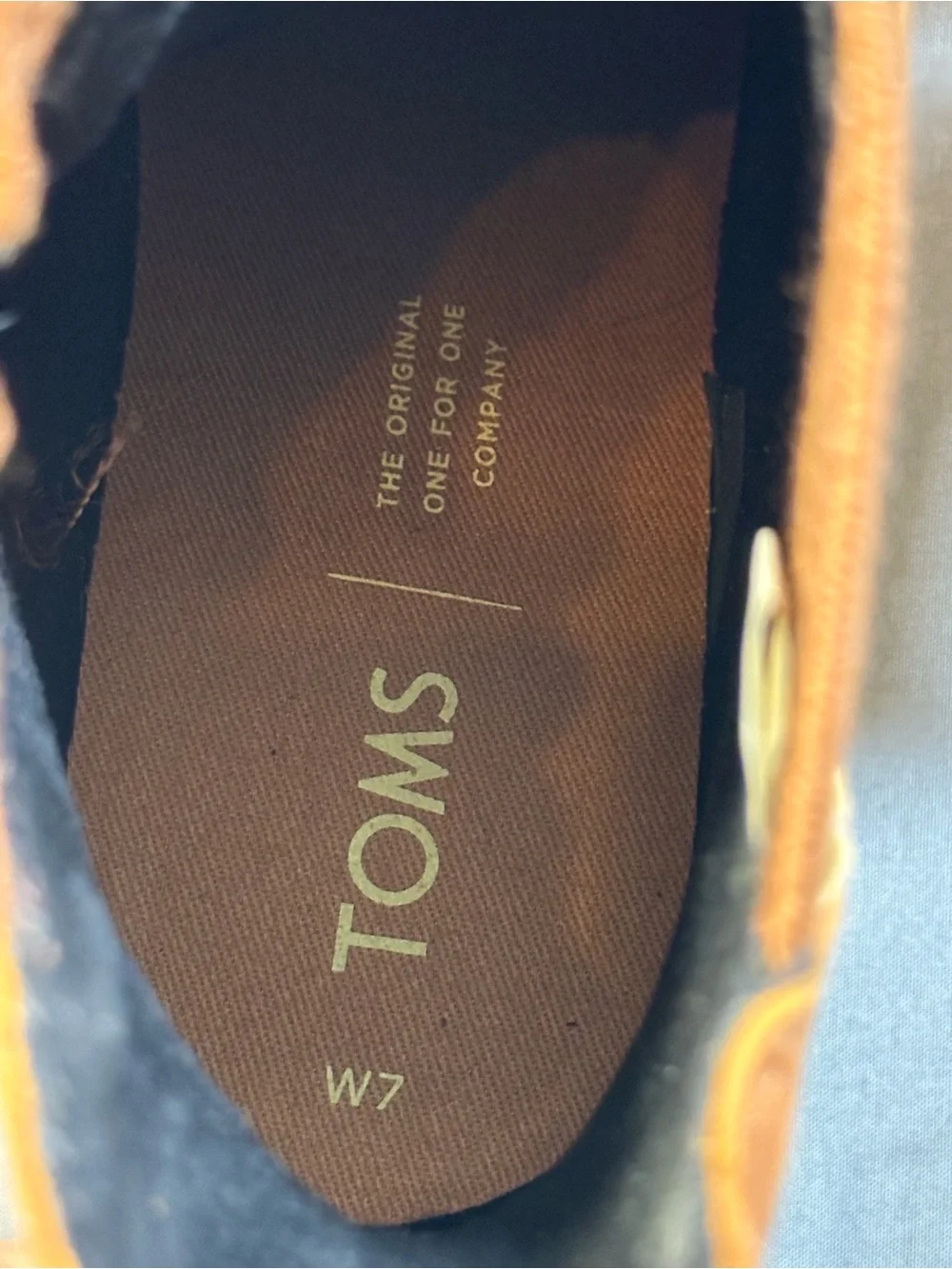 NWT Toms Esme Slip-On Boot, Stacked Heel, Tan Leather - Womens 7